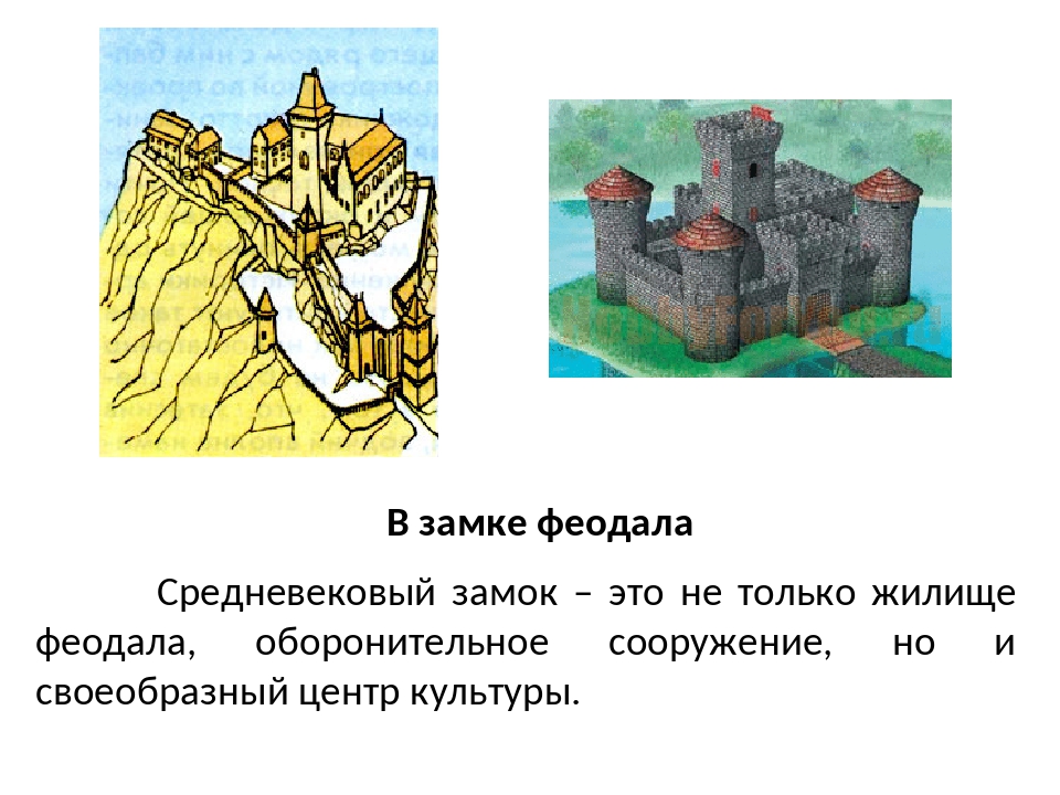 Замок Феодала Рисунок