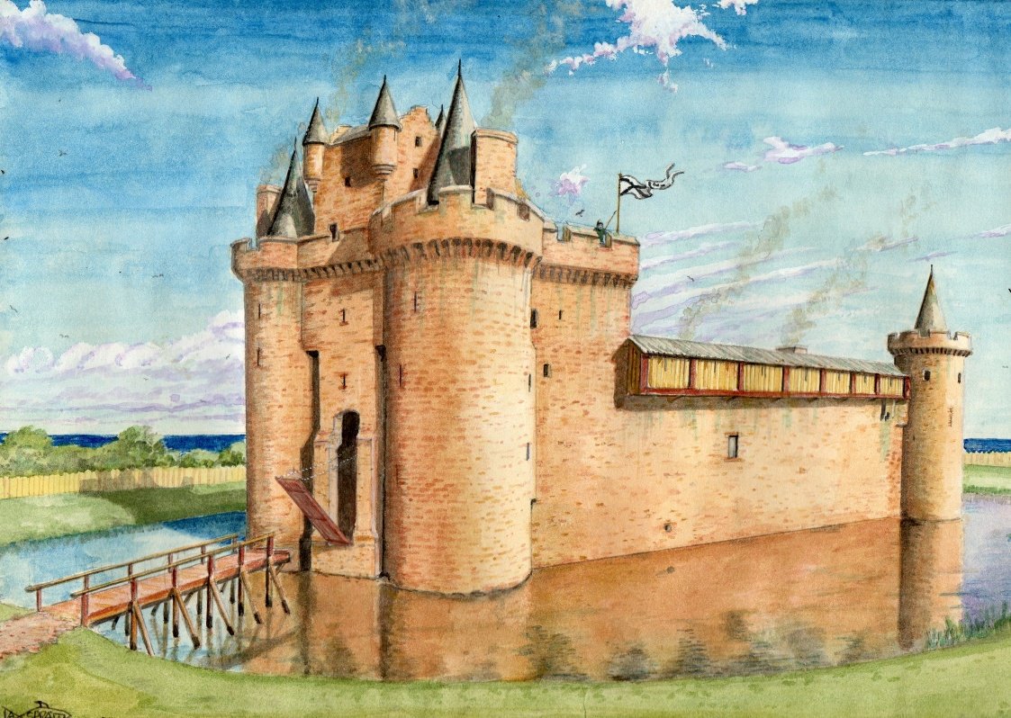 Замок Феодала Рисунок
