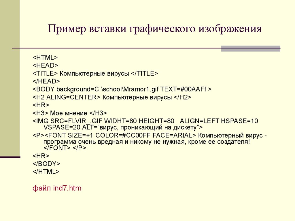 Html добавление картинки