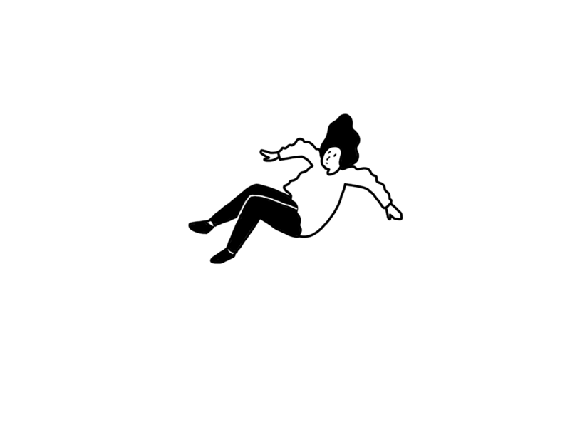 Падающий человек рисунок