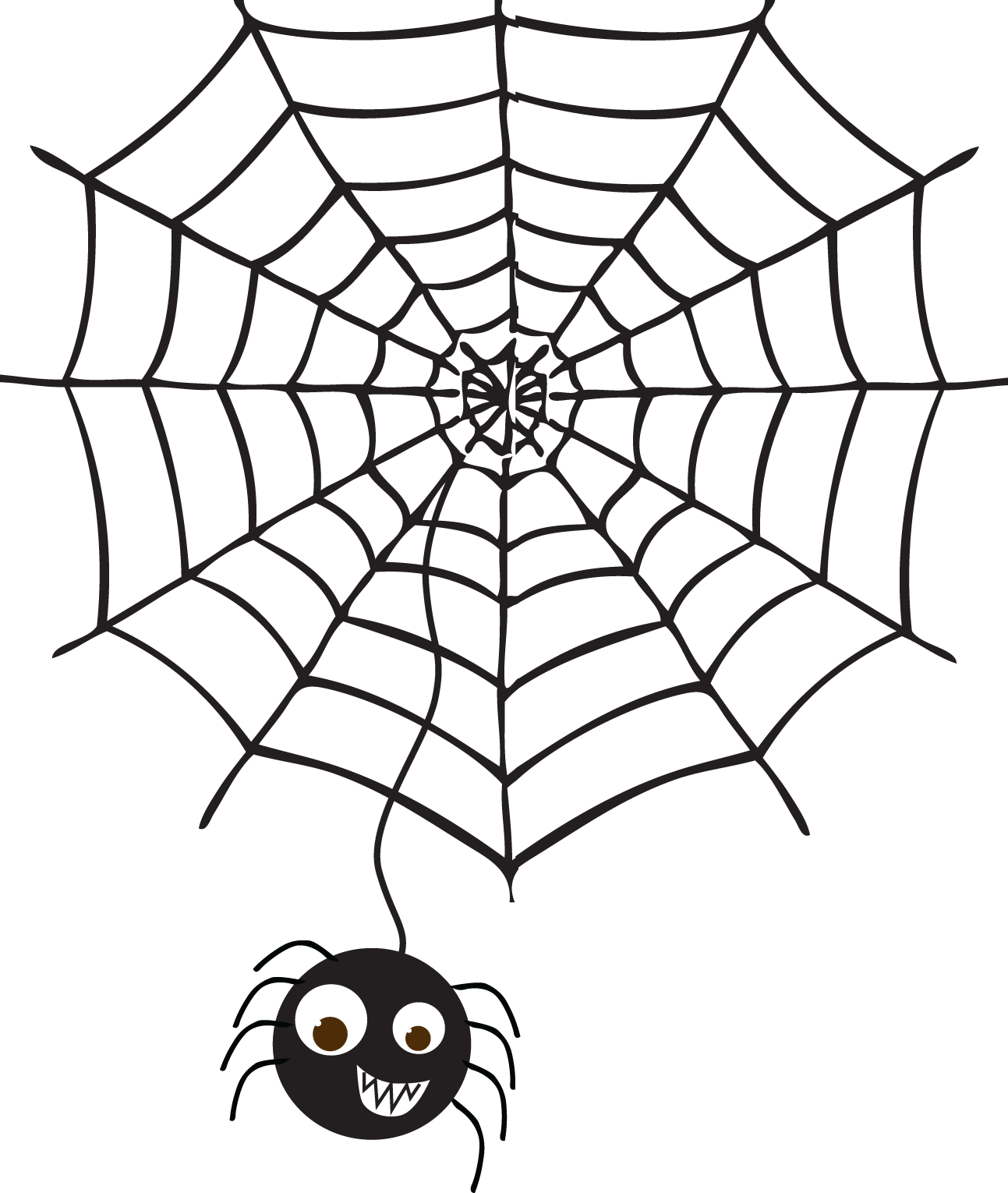 Нарисовать паука карандашом на хэллоуин