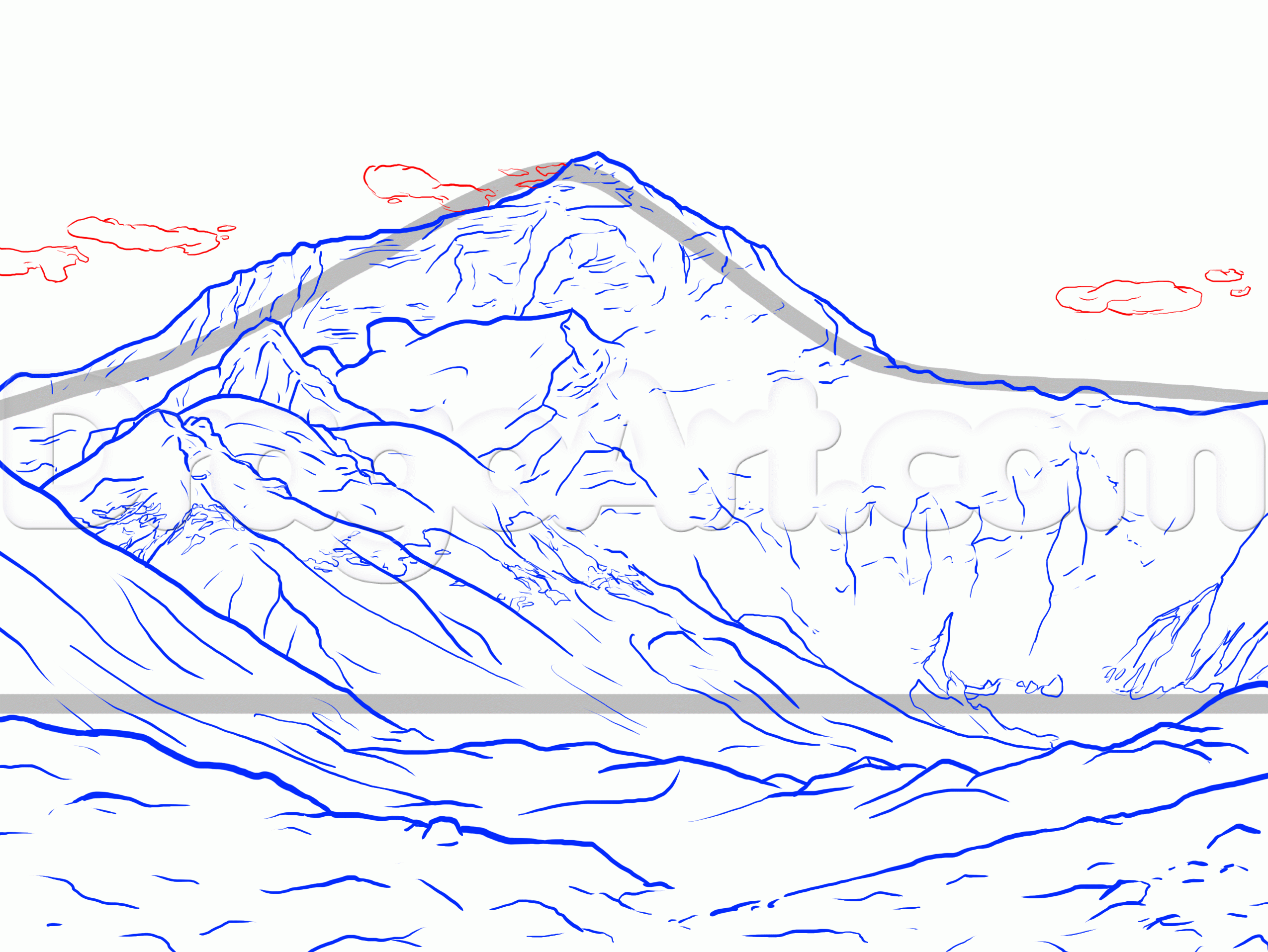 Рисунки горы эверест