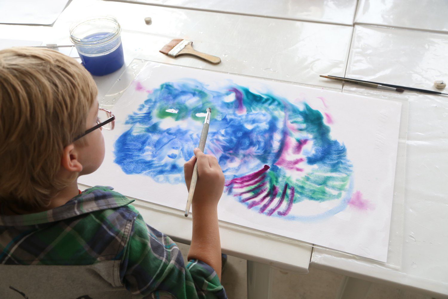 Рисование акварелью для детей