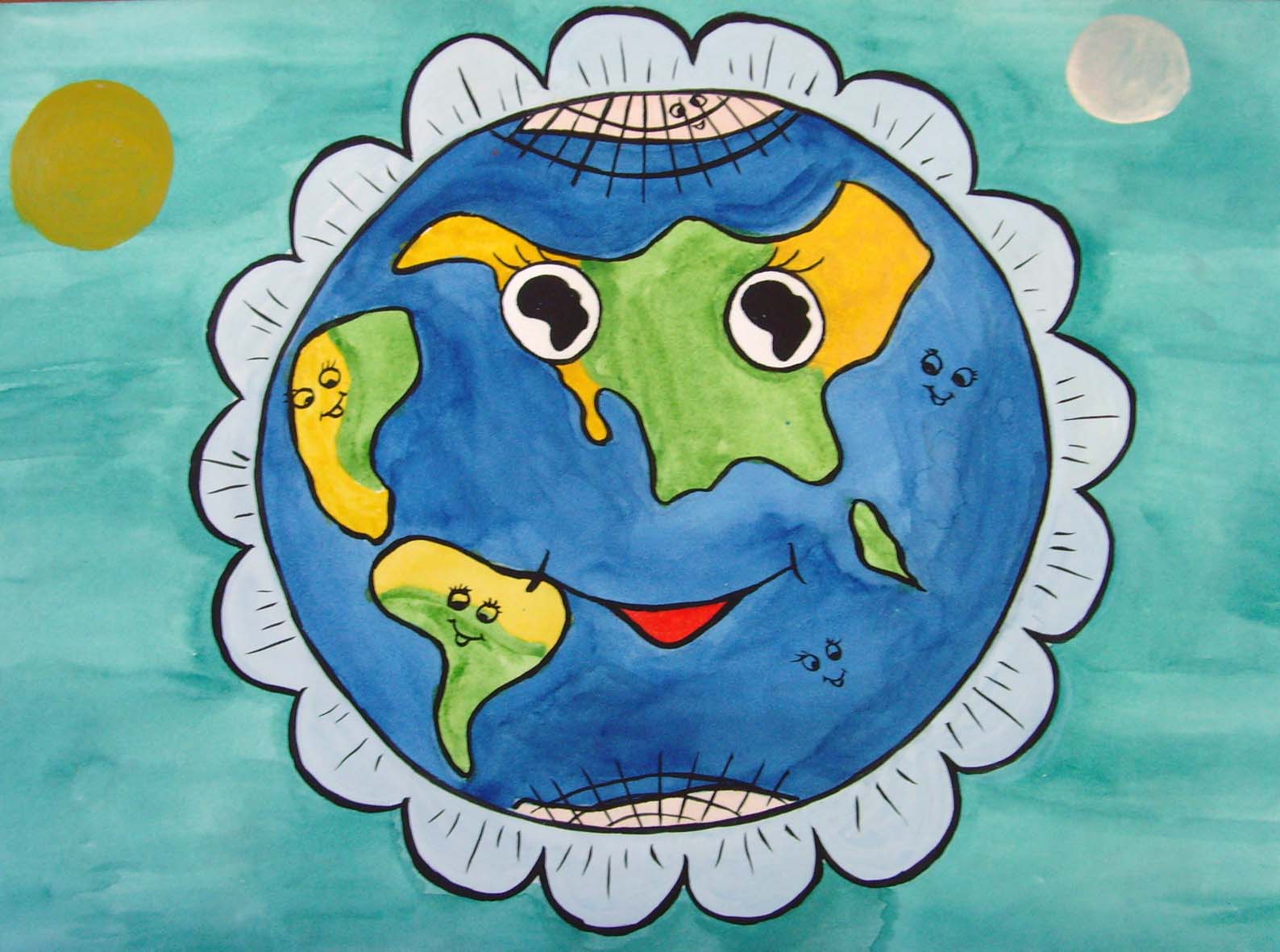 Планета земля для детей 3 4. Земля рисунок. Планета земля рисунок. Рисунок на тему земля. Земля глазами детей.