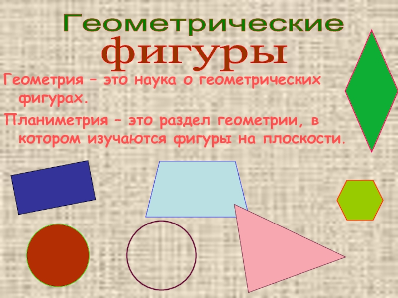 Рассмотри фигуры на рисунке дай общее название всем фигурам