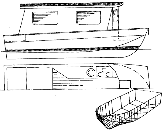 Нарисовать катамаран ребенку