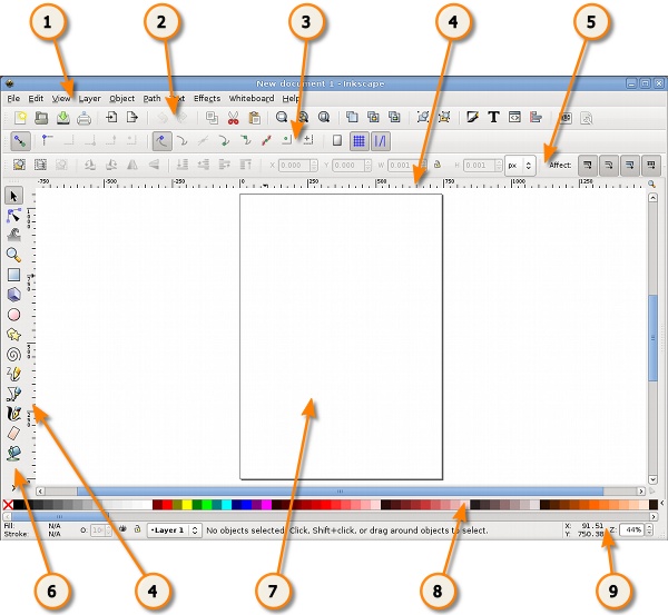 Inkscape вырезать часть картинки