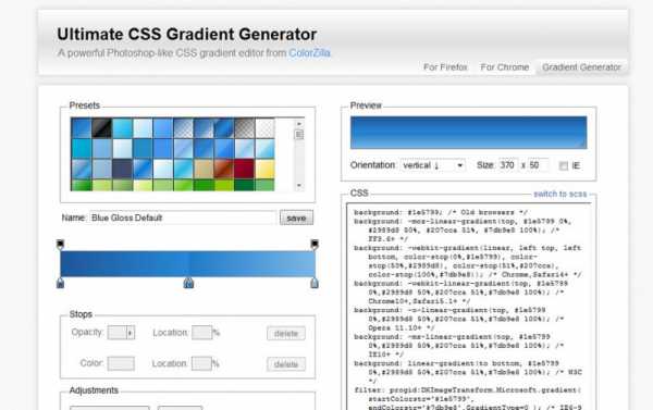 Генератор шаблонов html css