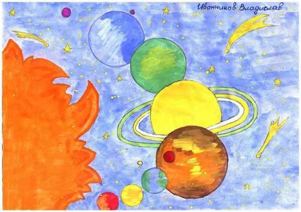 Картинки про космос для детей 6 7 лет
