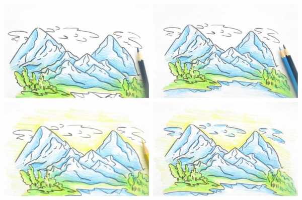 Кто рисовал горы