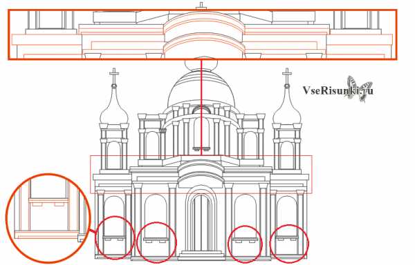 Как нарисовать купол храма