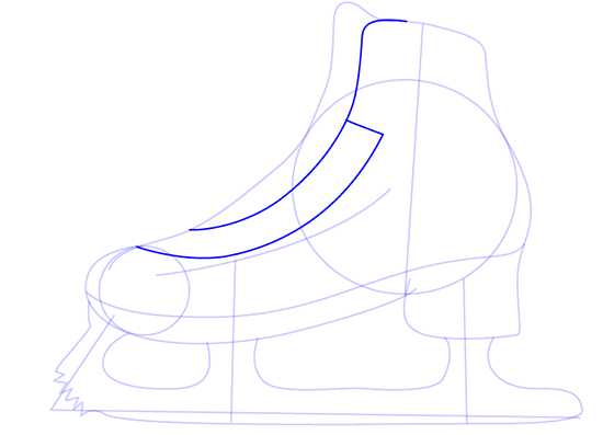 Как нарисовать коньки карандашом