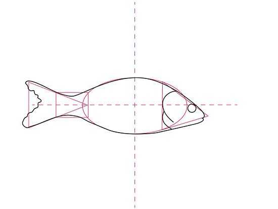 Как нарисовать рыбку быстро и легко