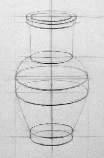 Построение кувшина академический рисунок