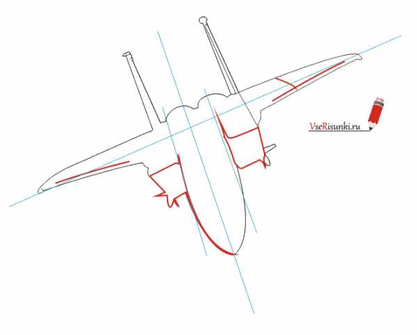 Как нарисовать самолет на координатной плоскости