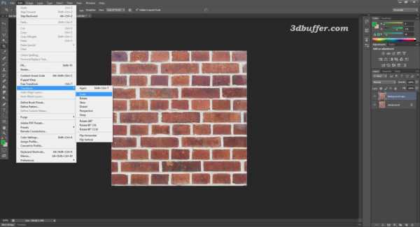 Как сделать текстуру в фотошопе из картинки