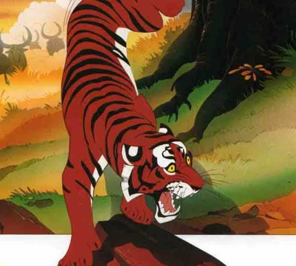 Тигр из мультфильма маугли. Тигр Шерхан и Маугли. Шерхан Маугли. Тигр Шер-Хан из Маугли. Тигр Шерхан.