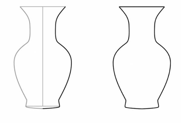 Как нарисовать вазу красками