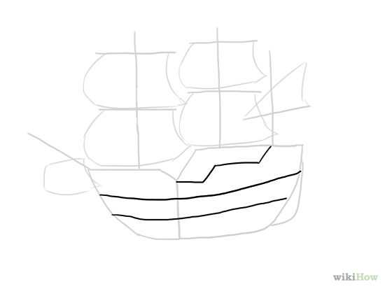 Как можно нарисовать корабль