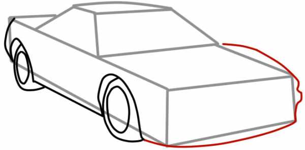 Гоночный автомобиль нарисовать