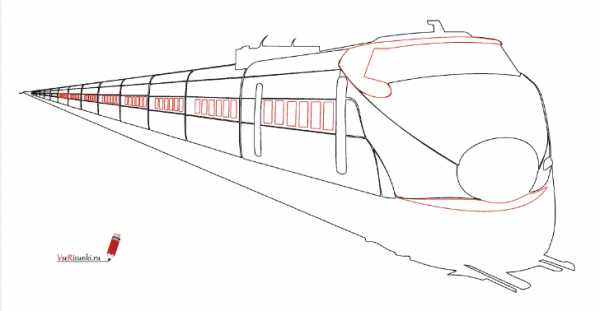 Как нарисовать поезд легко и быстро