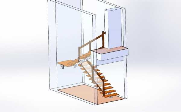 Как нарисовать лестницу в sketchup