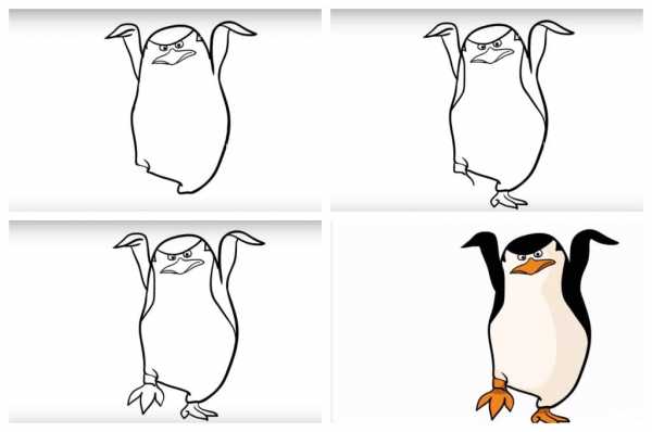 Как рисовать пингвина для детей