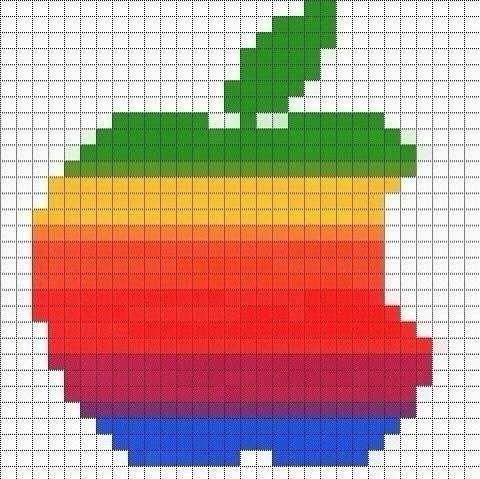 Как рисуется яблочко apple