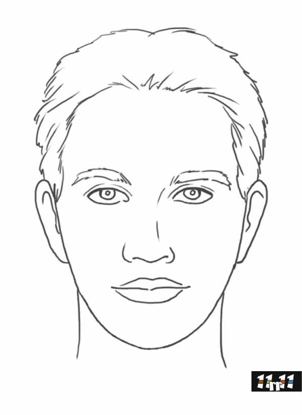 Как правильно рисовать овал лица