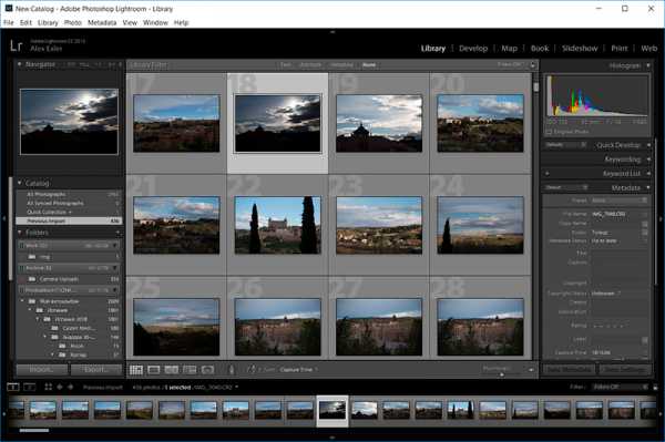 Lightroom как выделить все фото