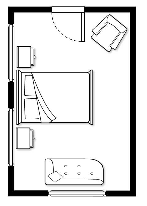дизайн комнаты схема