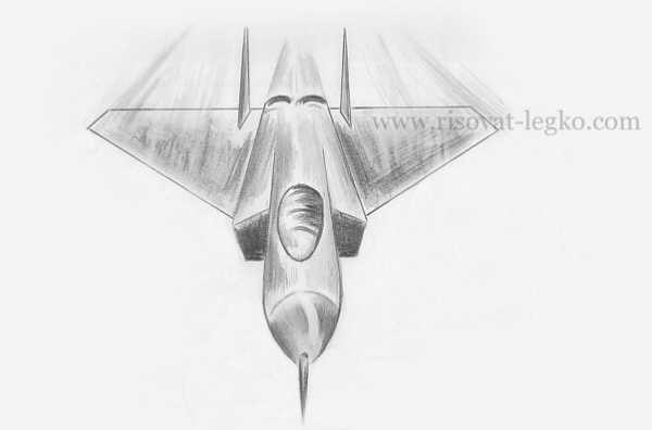 Как нарисовать истребитель легко и просто