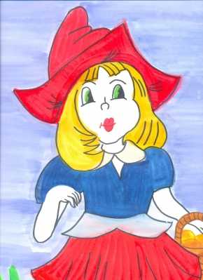 Фото красной шапочки из сказки для срисовки
