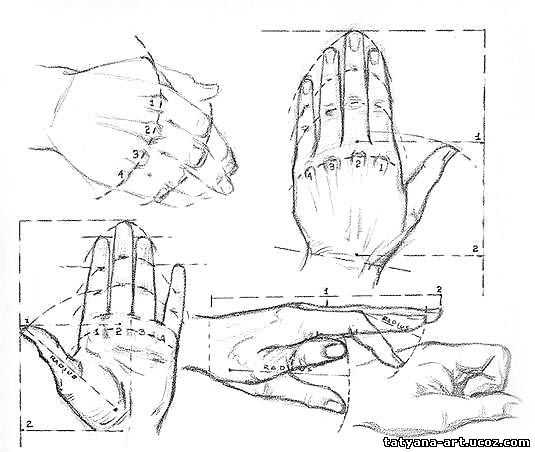 Протянутая рука рисунок